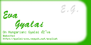 eva gyalai business card